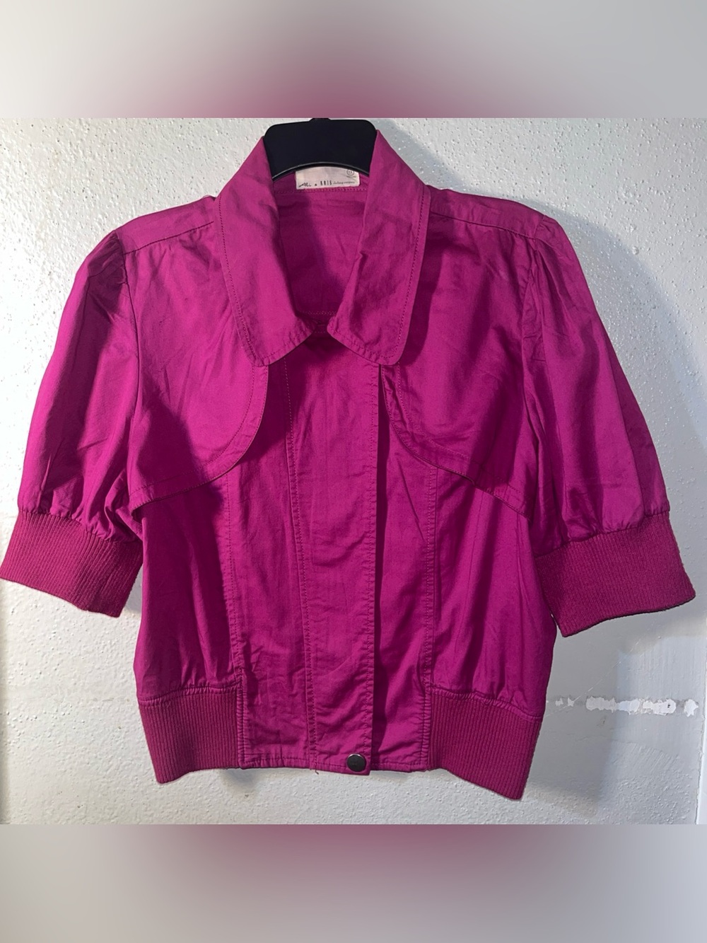 Ali & Kris Fuchsia Short Sleeve Jacket